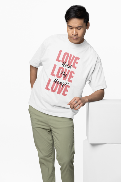 Oversized T-Shirts Love Couple Cute Partner Style Wear