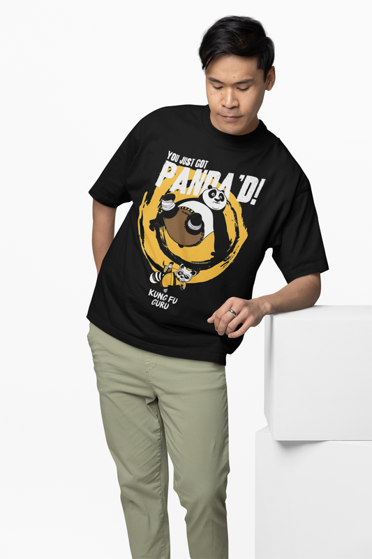 Kung Fu Panda Oversized T-Shirt Stylish Casual Graphic Wear