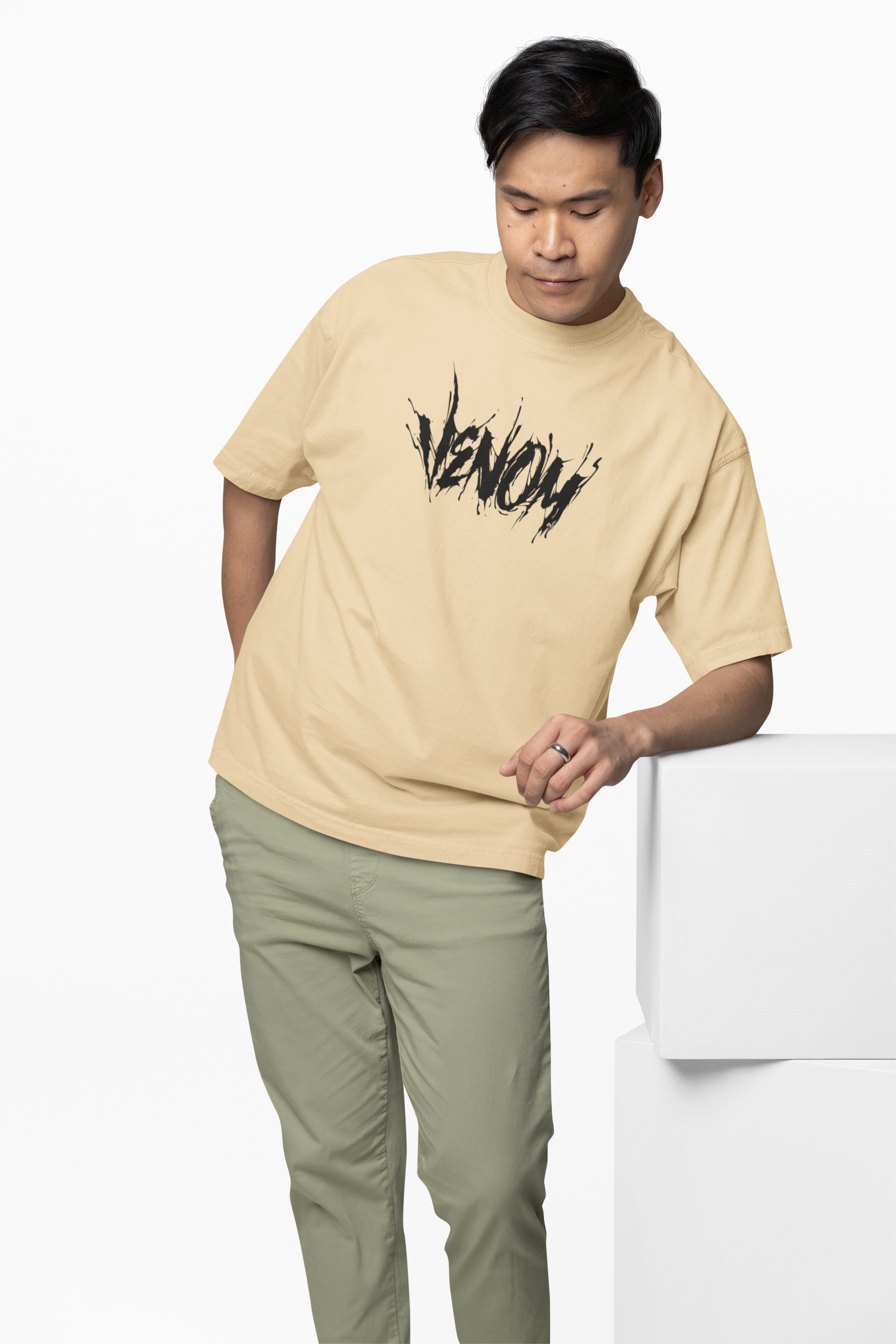 Bleed Black Oversized T-Shirt