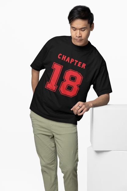 Chapter 18 Oversized T-Shirt Trendy Streetwear Style