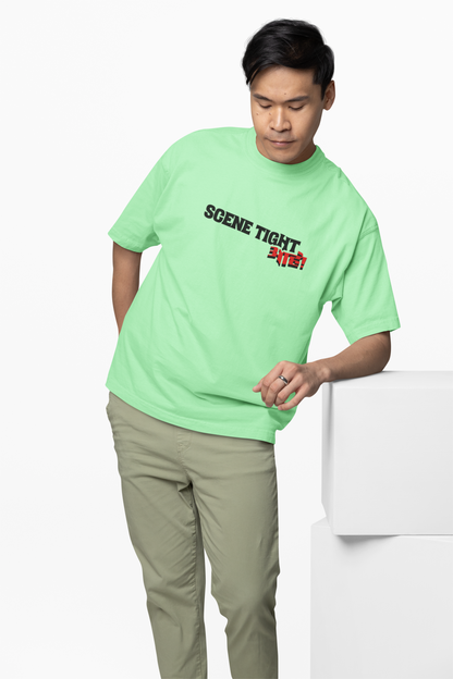 Scene Tight Aahe Marathi Oversized T-Shirt Trendy Streetwear