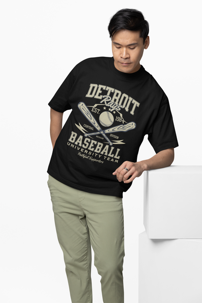 Baseball Detroit Oversized T-Shirt