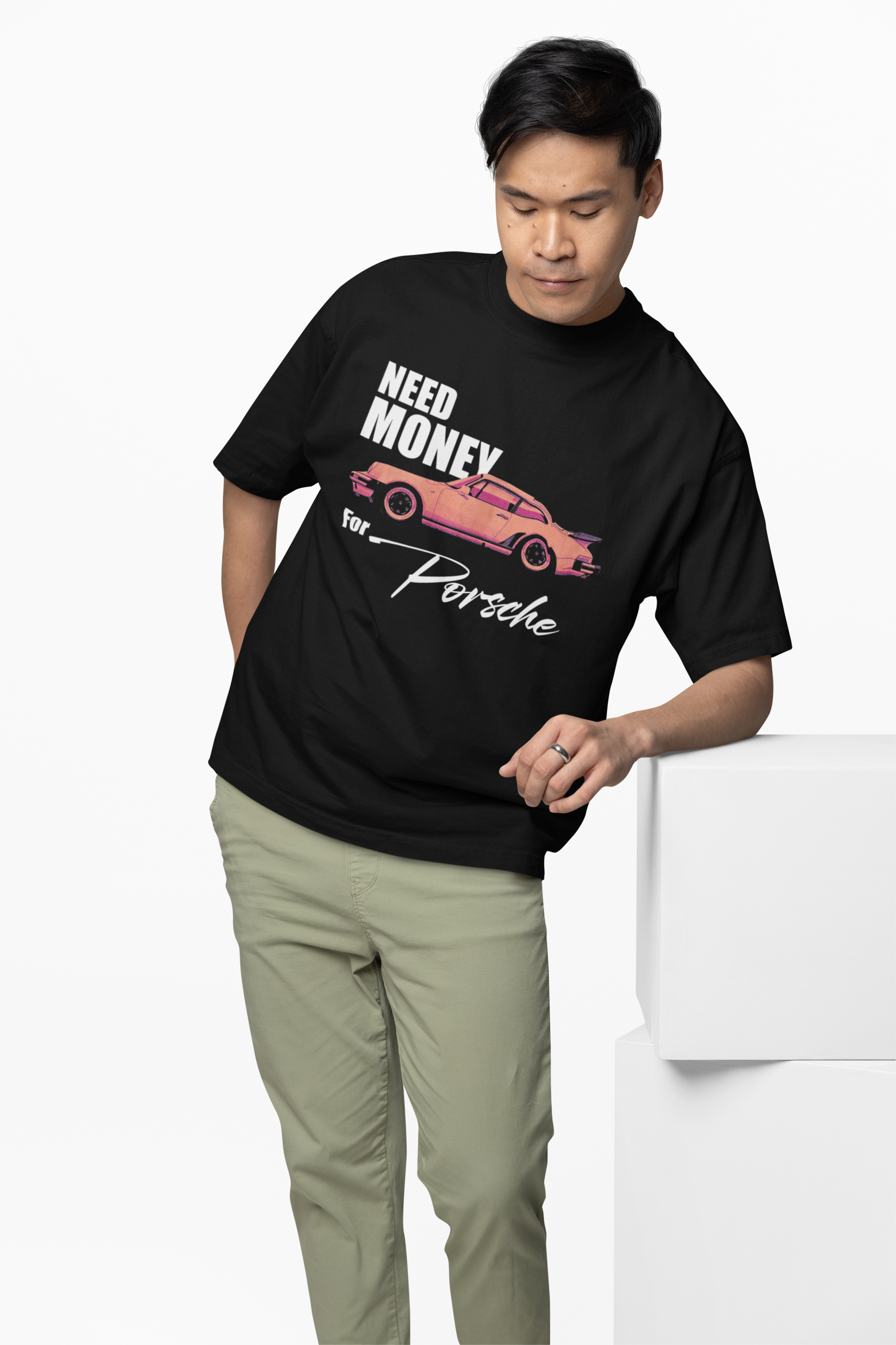 Need Money For Porsche Oversized T-Shirt