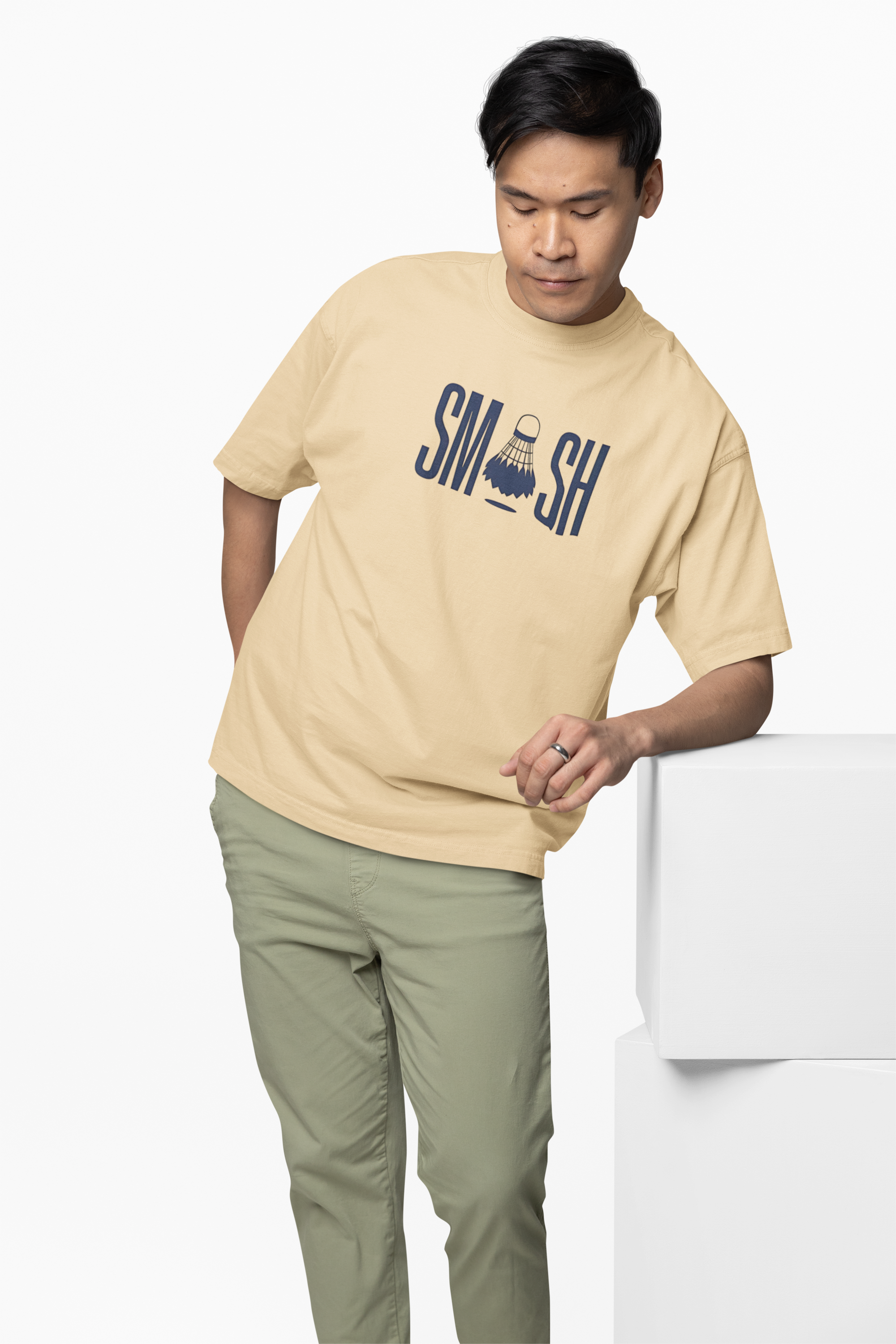 Badminton Smash Oversized T-Shirt