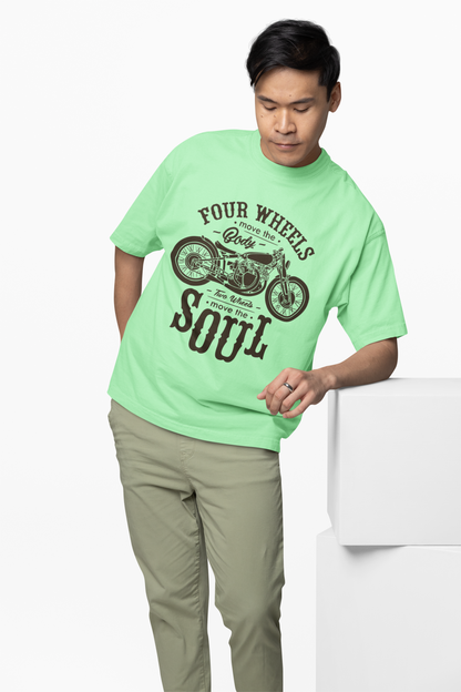 Soul Biker Oversized T-Shirts for Bold Rider Streetwear Tee