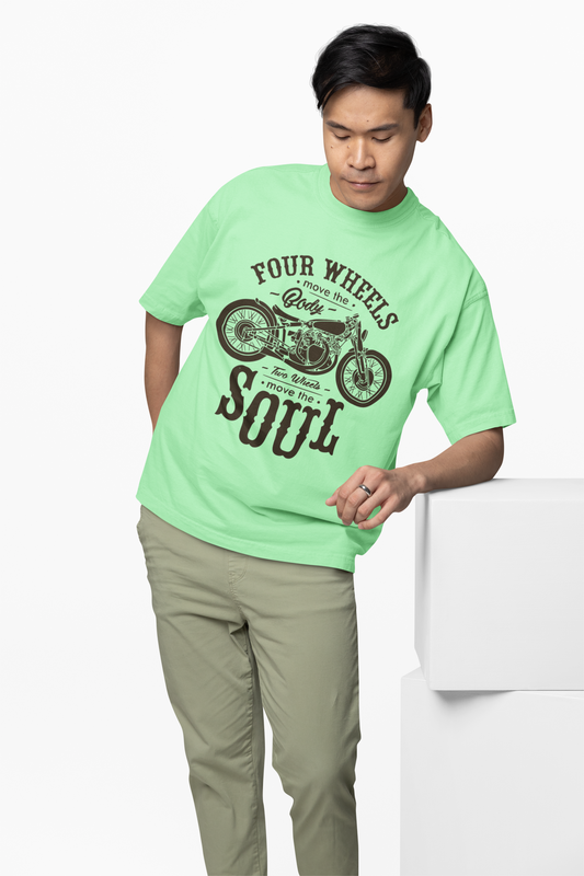 Soul Biker Oversized T-Shirts for Bold Rider Streetwear Tee