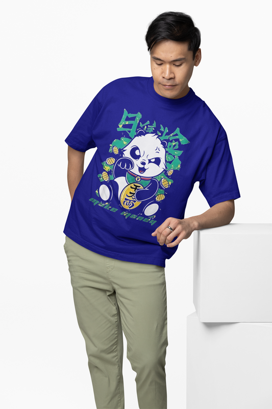 Cozy Panda Oversized T-Shirt Soft & Comfortable Streetwear
