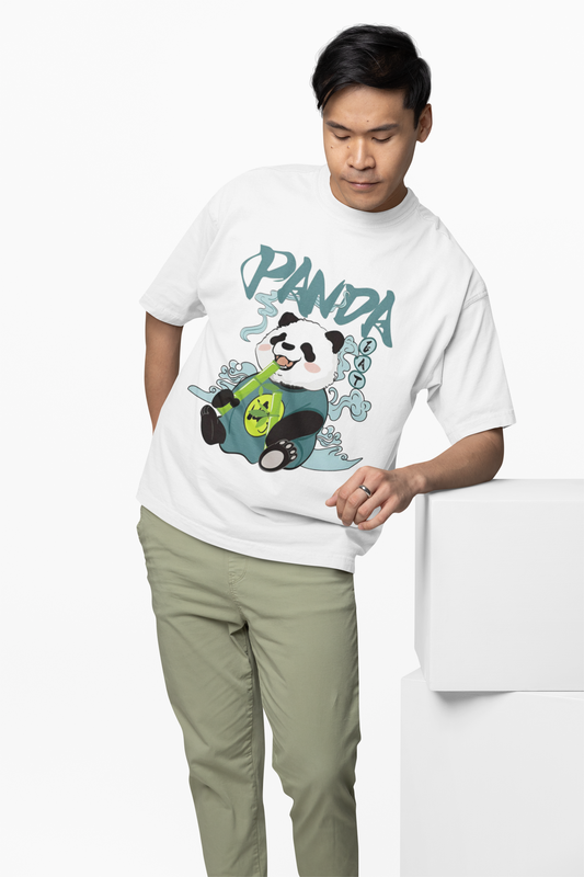 Baby Panda Oversized T-Shirt Cute Streetwear Style