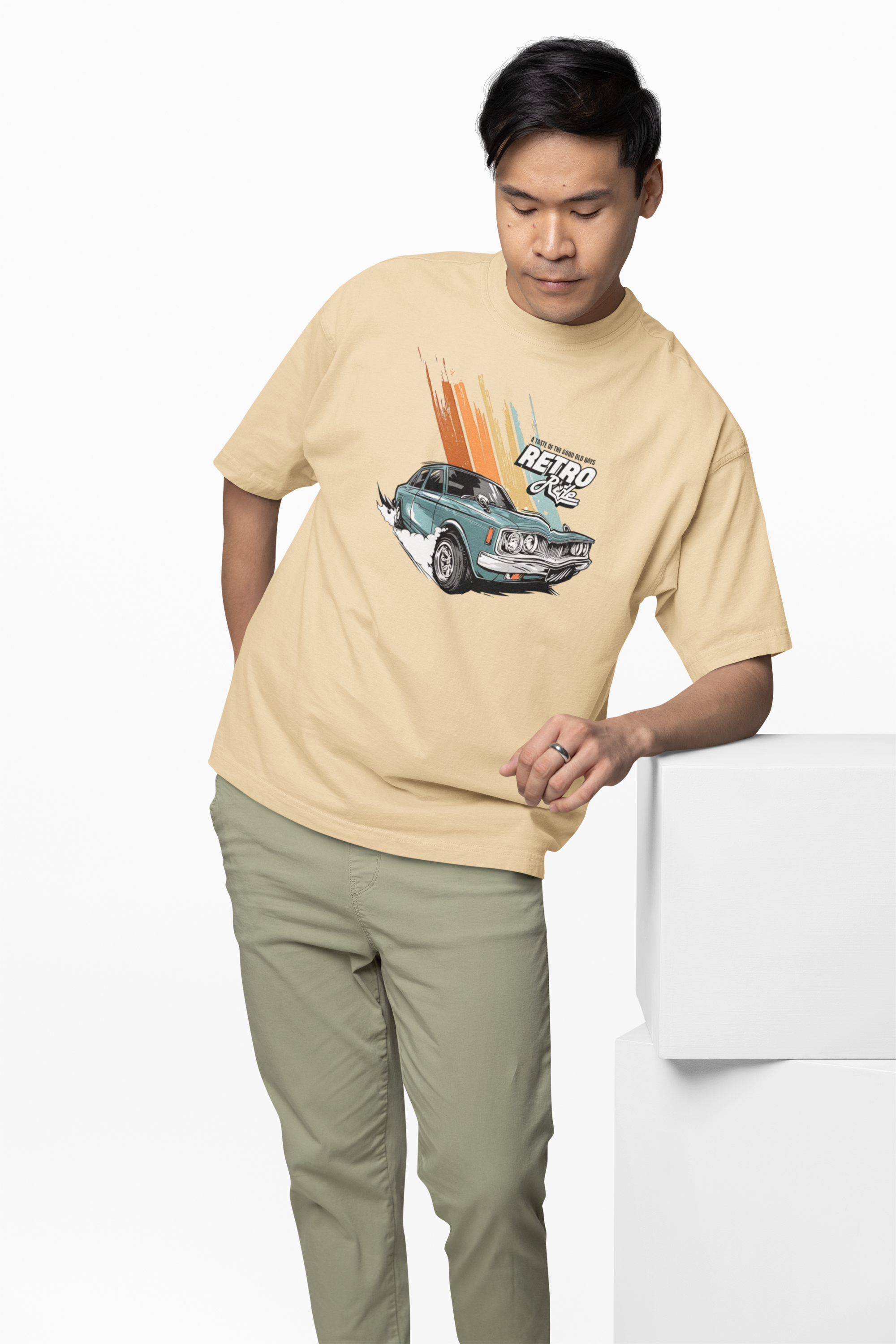 Retro Ride Oversized T-Shirt