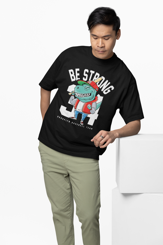 Baseball Be Strong Oversized T-Shirt