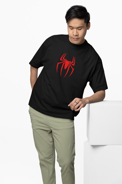 Spider Oath Statement Oversized T-Shirt Great Power Style
