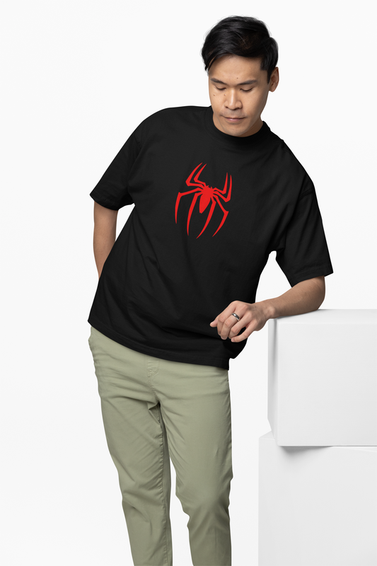 Spider Oath Statement Oversized T-Shirt Great Power Style