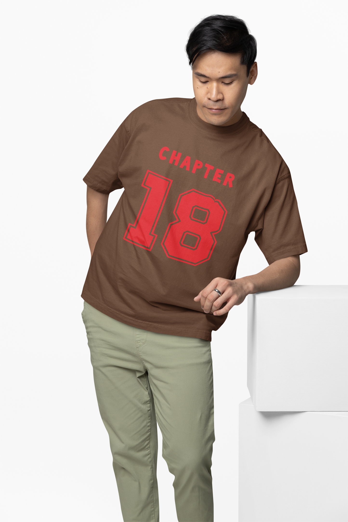 Chapter 18 Oversized T-Shirt Trendy Streetwear Style