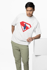 Superman Power Icon Oversized T-Shirt