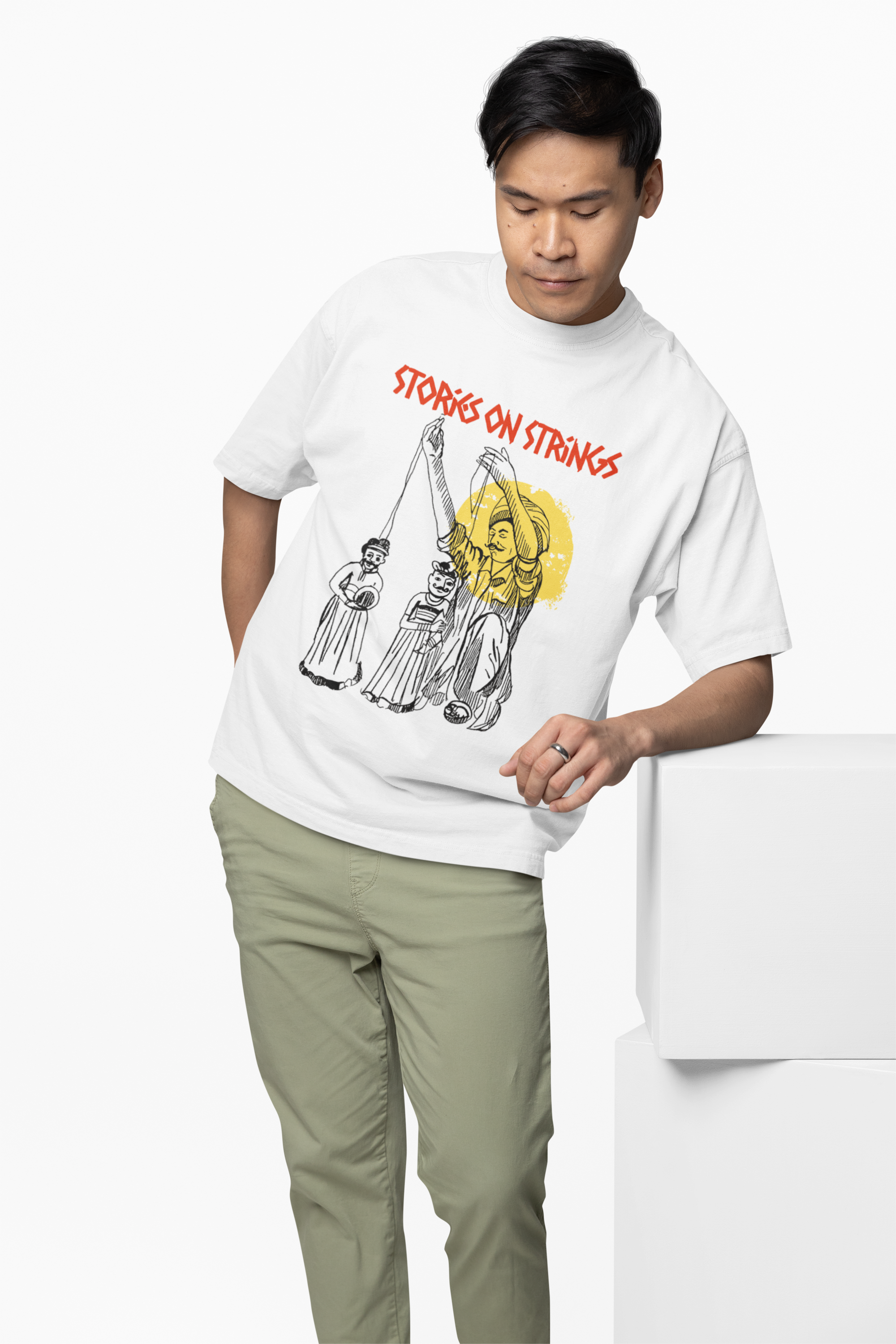 Stories On Strings Oversized T-Shirts