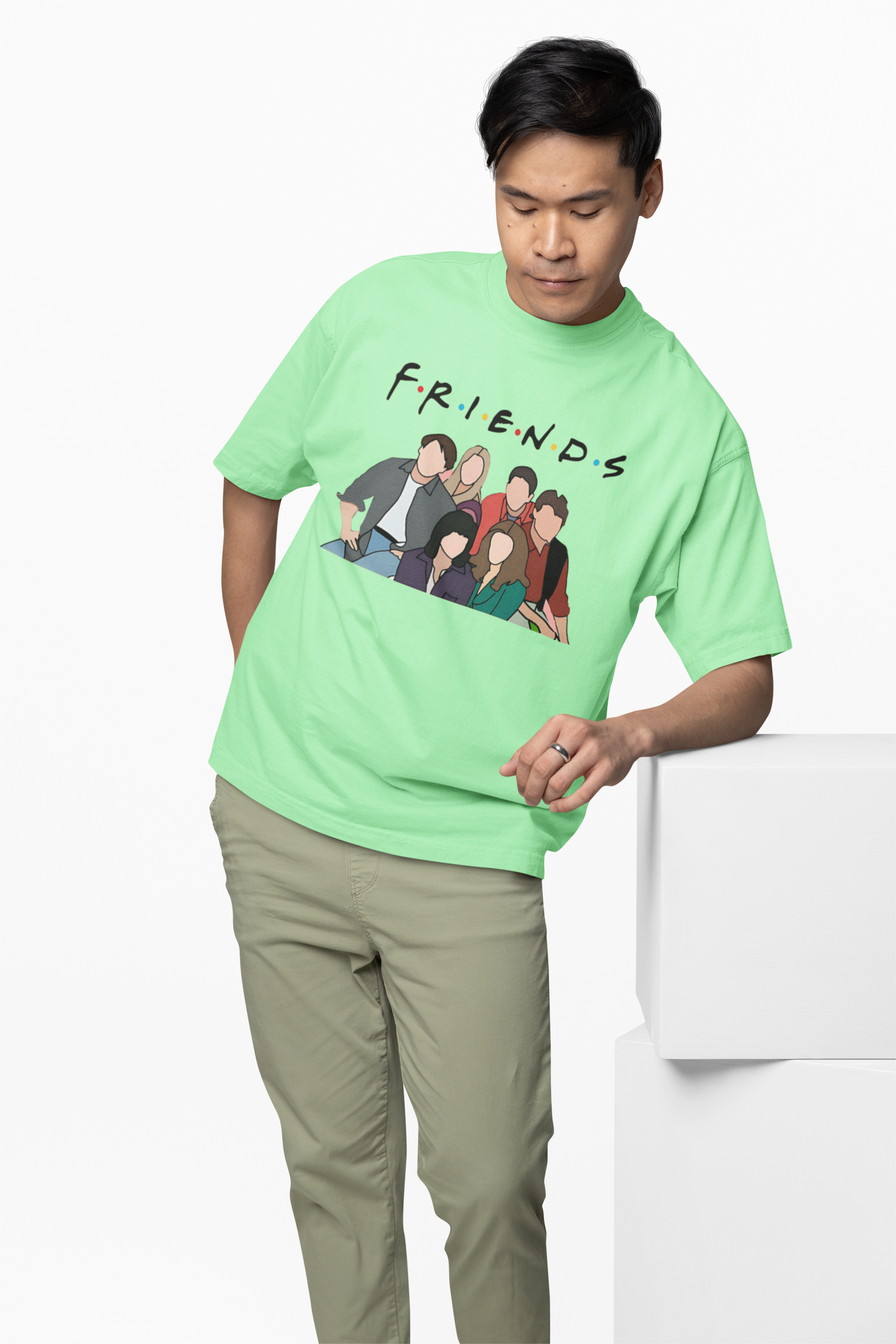 Friends Graphic Oversized T-Shirt