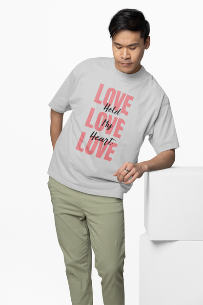 Oversized T-Shirts Love Couple Cute Partner Style Wear