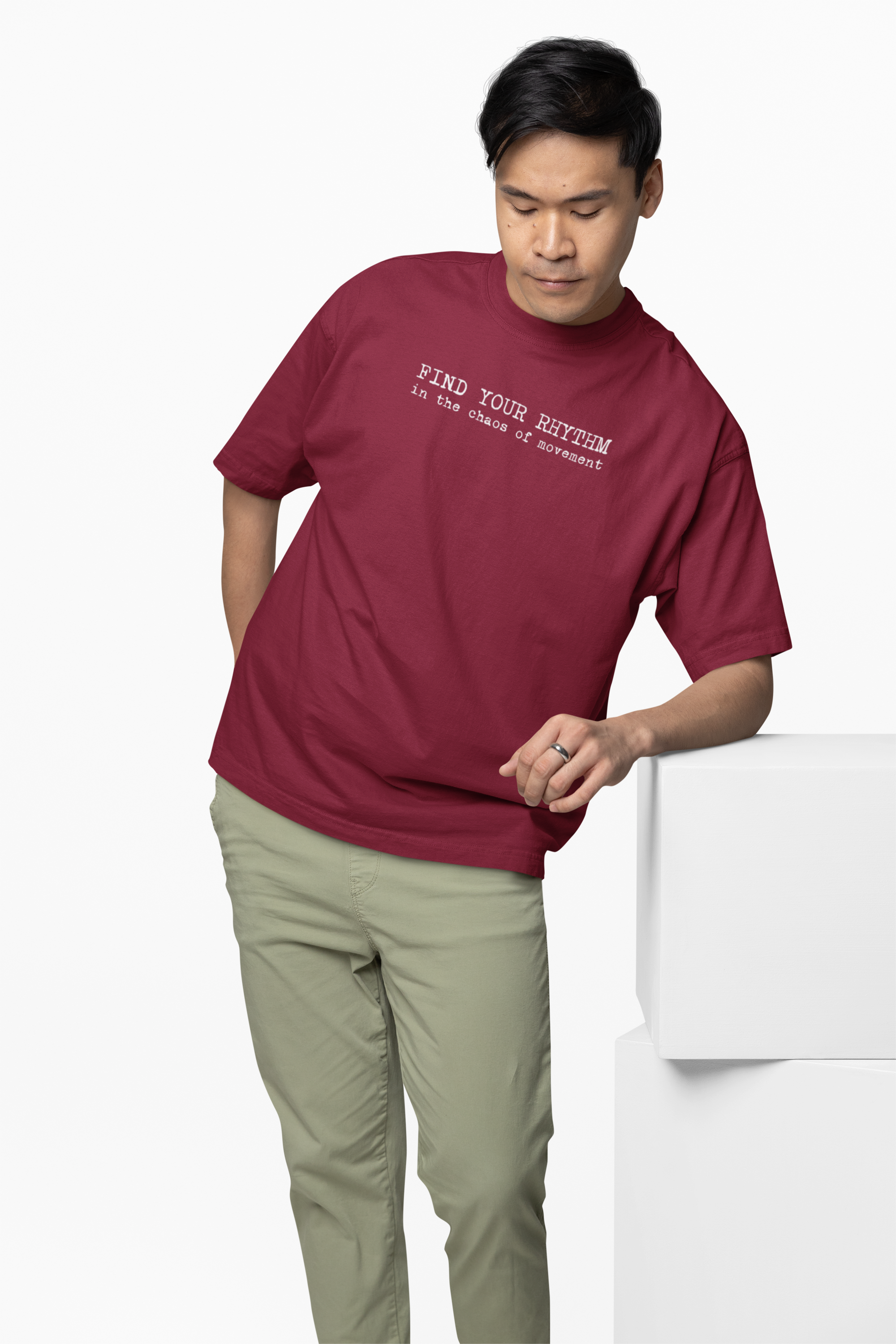 Animals Line Art Oversized T-Shirt