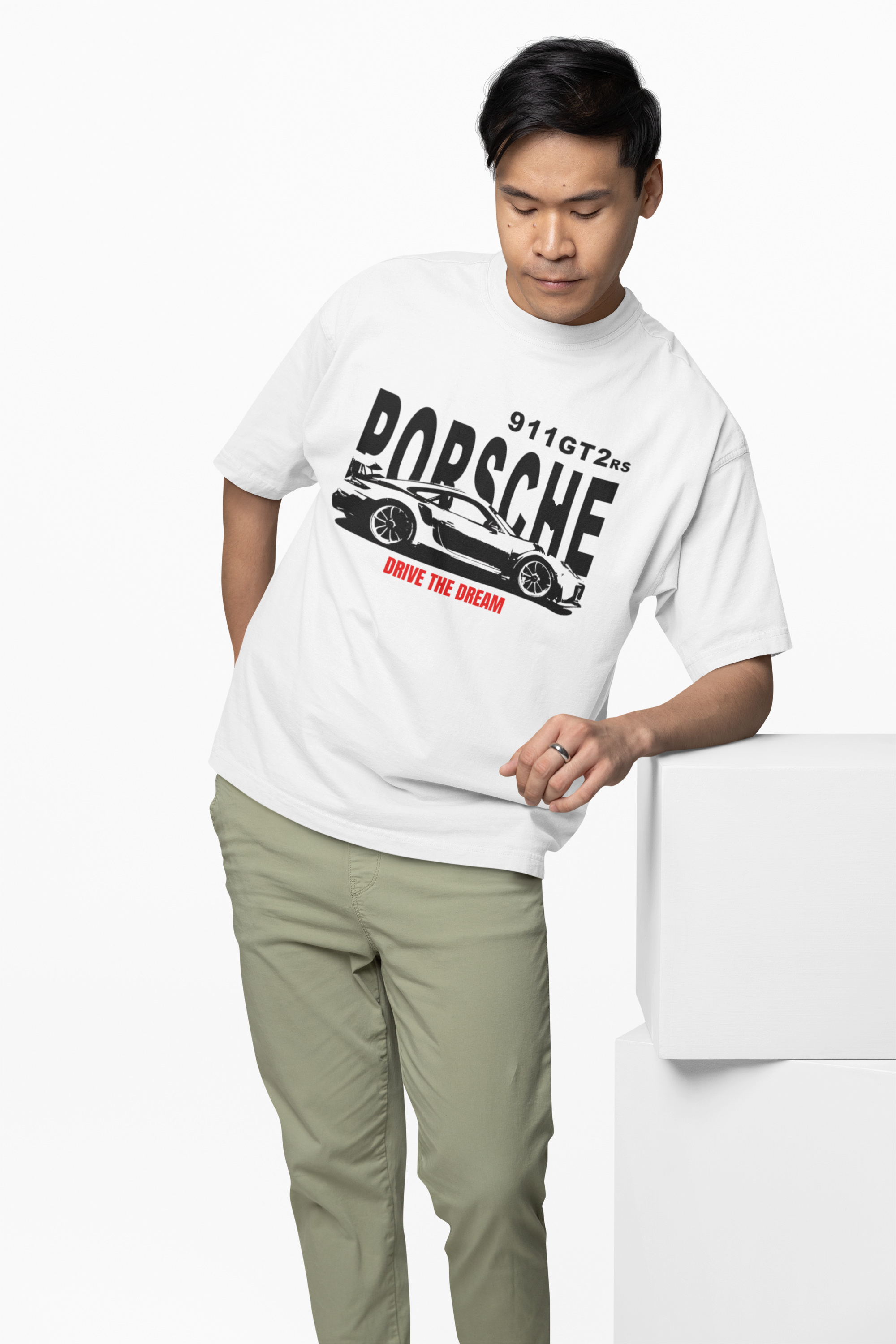 Porsche Drive The Dream Oversized T-Shirt