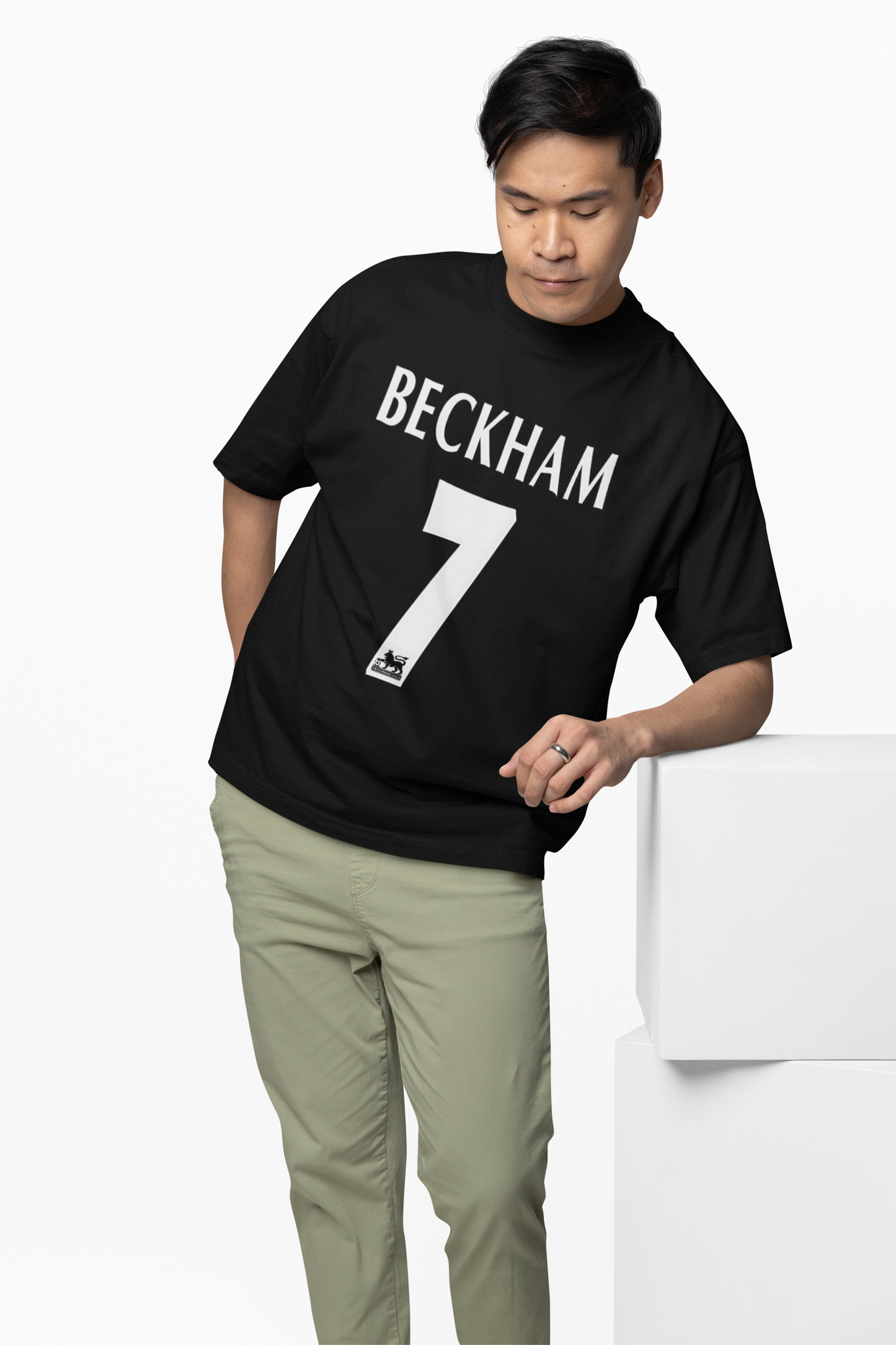 David Beckham Oversized T-Shirts Iconic Football Streetwear