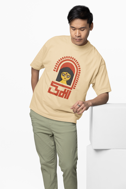 Durga Maa Oversized T-Shirts