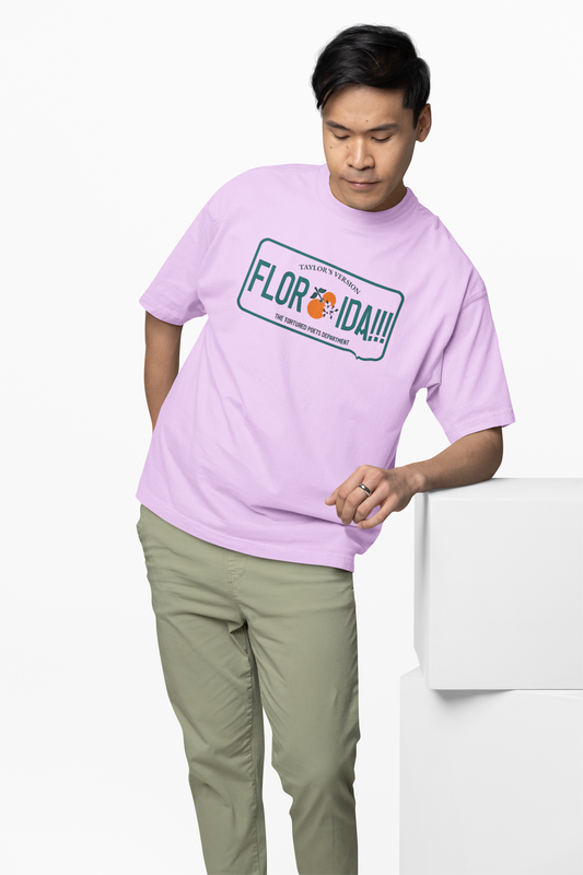 Florida Graphic Oversized T-Shirt Relaxed Fit Casual Wear