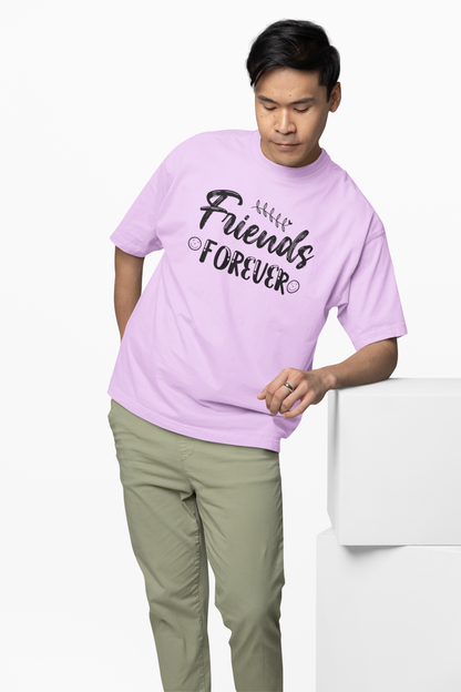 Forever Friends Oversized T-Shirt – Stylish Friendship Tee