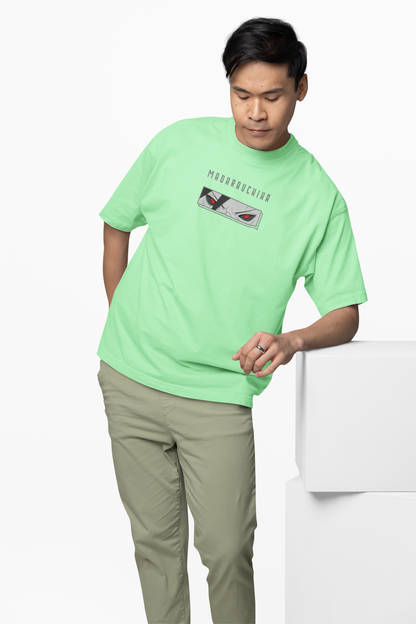 Oversized T-Shirt Red Eye Reckoning Bold Casual Wear Style