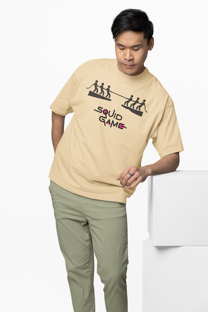 Squid Game Round Oversized T-Shirt Iconic Streetwear Art