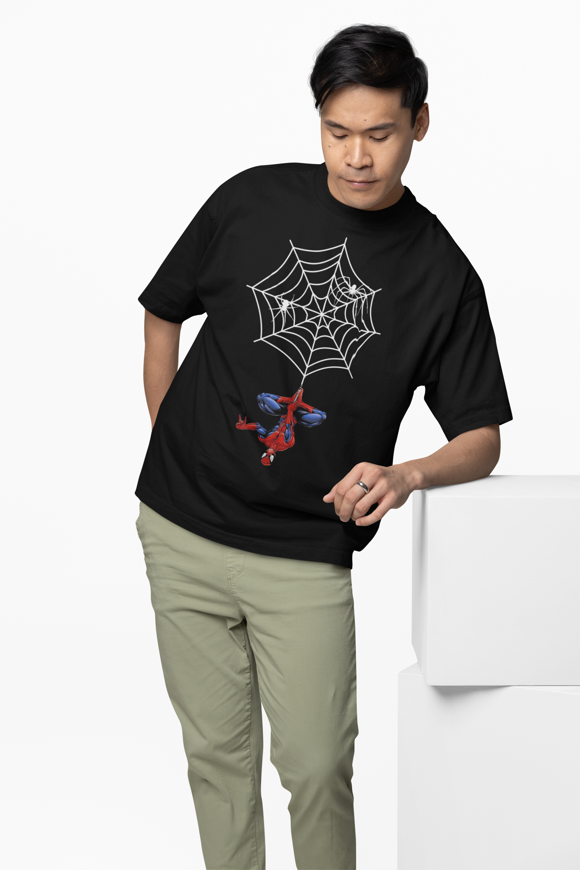 Web Drop Hero Spider-Man Oversized T-Shirt