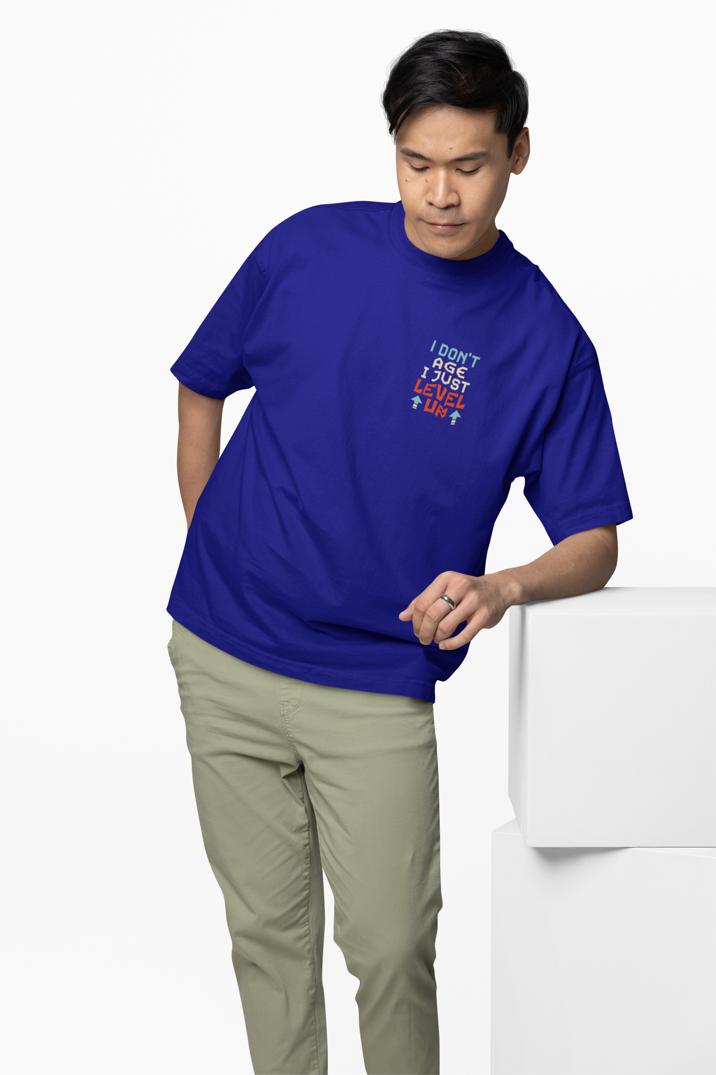 Level Up Oversized T-Shirt for Modern Casual Wear
