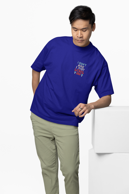 Level Up Oversized T-Shirt for Modern Casual Wear