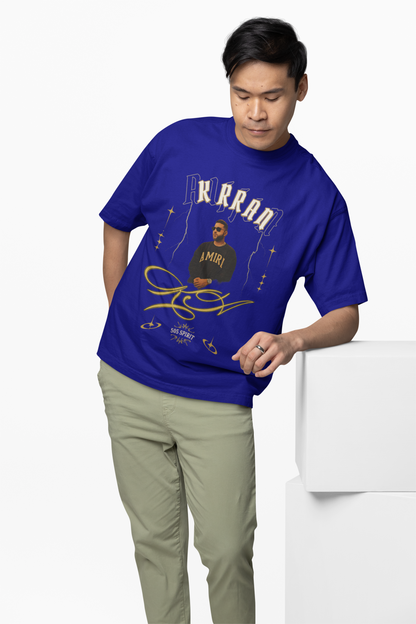 Aujla Lyric Flow Oversized T-Shirt Punjabi Rap Streetwear