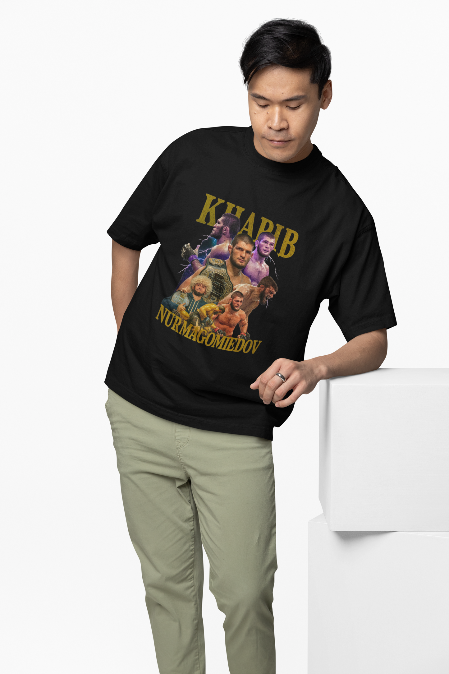 UFC Fearless Fighter Oversized T-Shirt for Bold Fighter Style
