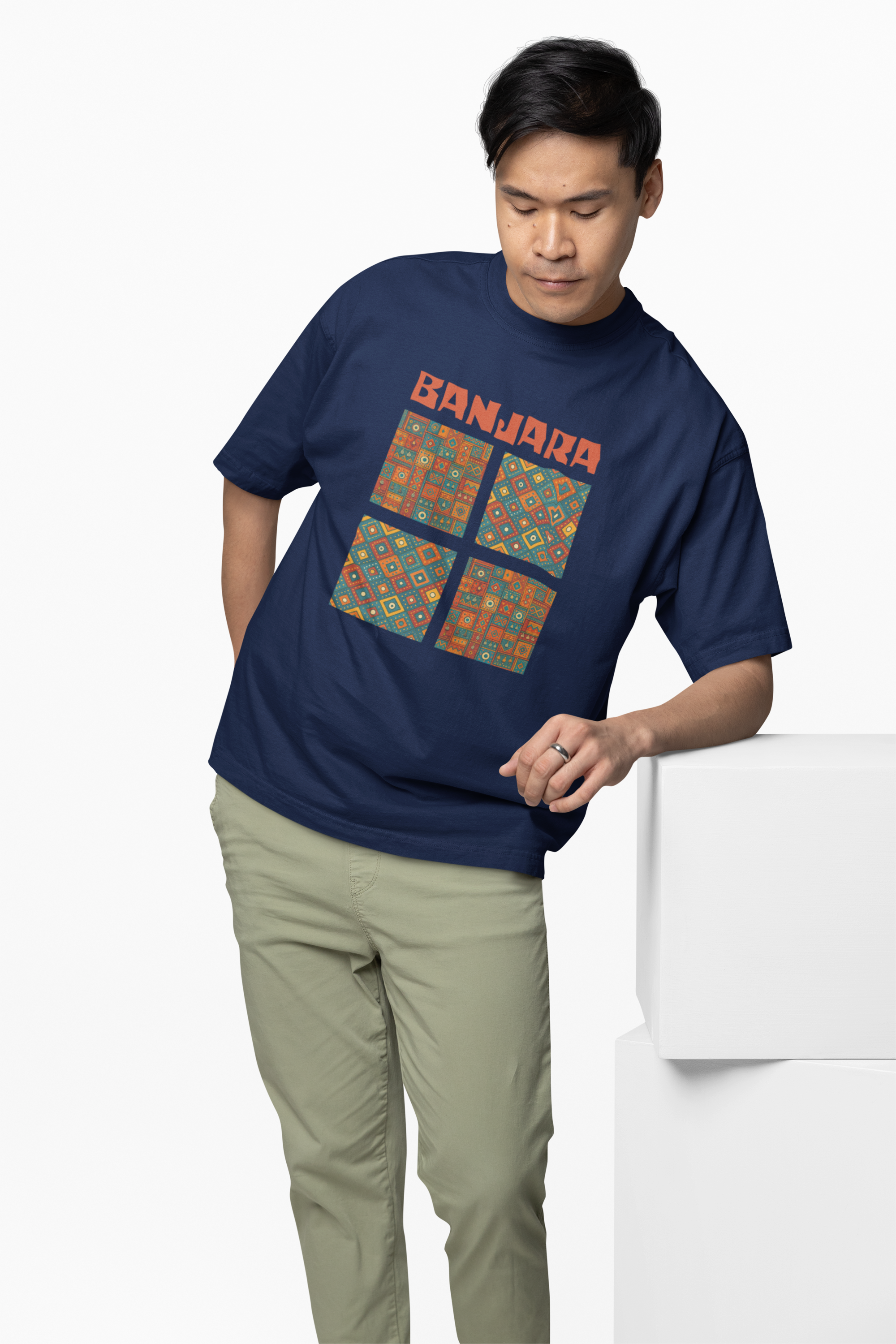 Threads of Banjara Oversized T-Shirt