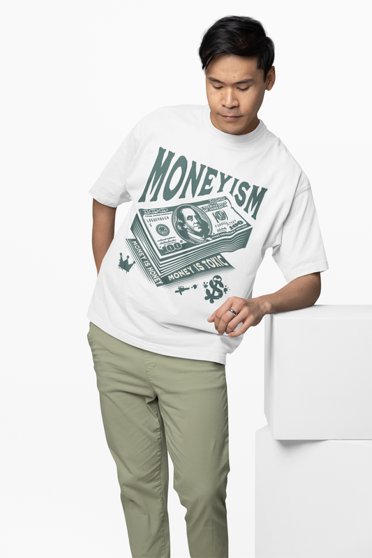 Moneyism Oversized T-Shirt – Bold & Unique Streetwear