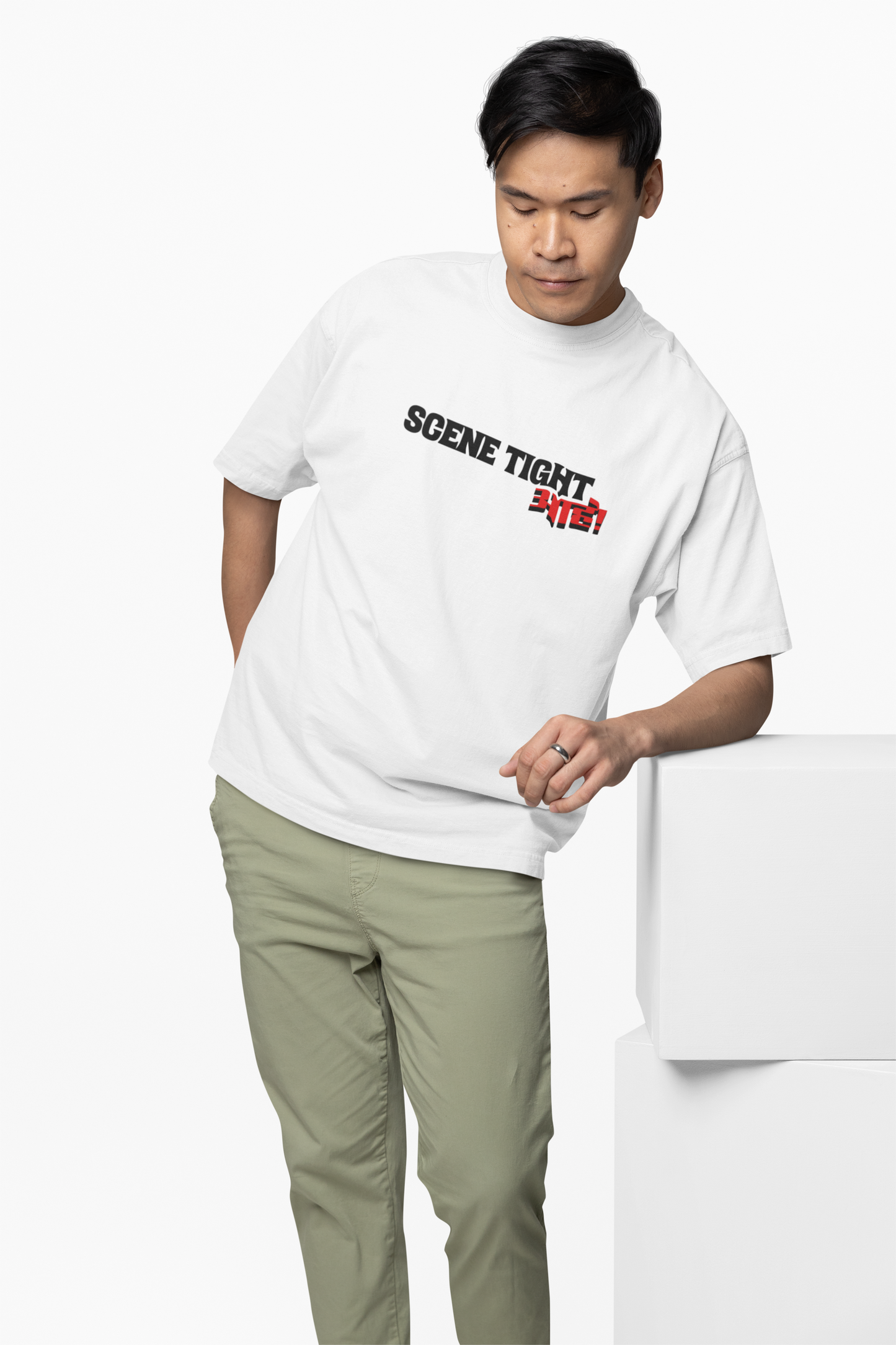 Scene Tight Aahe Marathi Oversized T-Shirt Trendy Streetwear