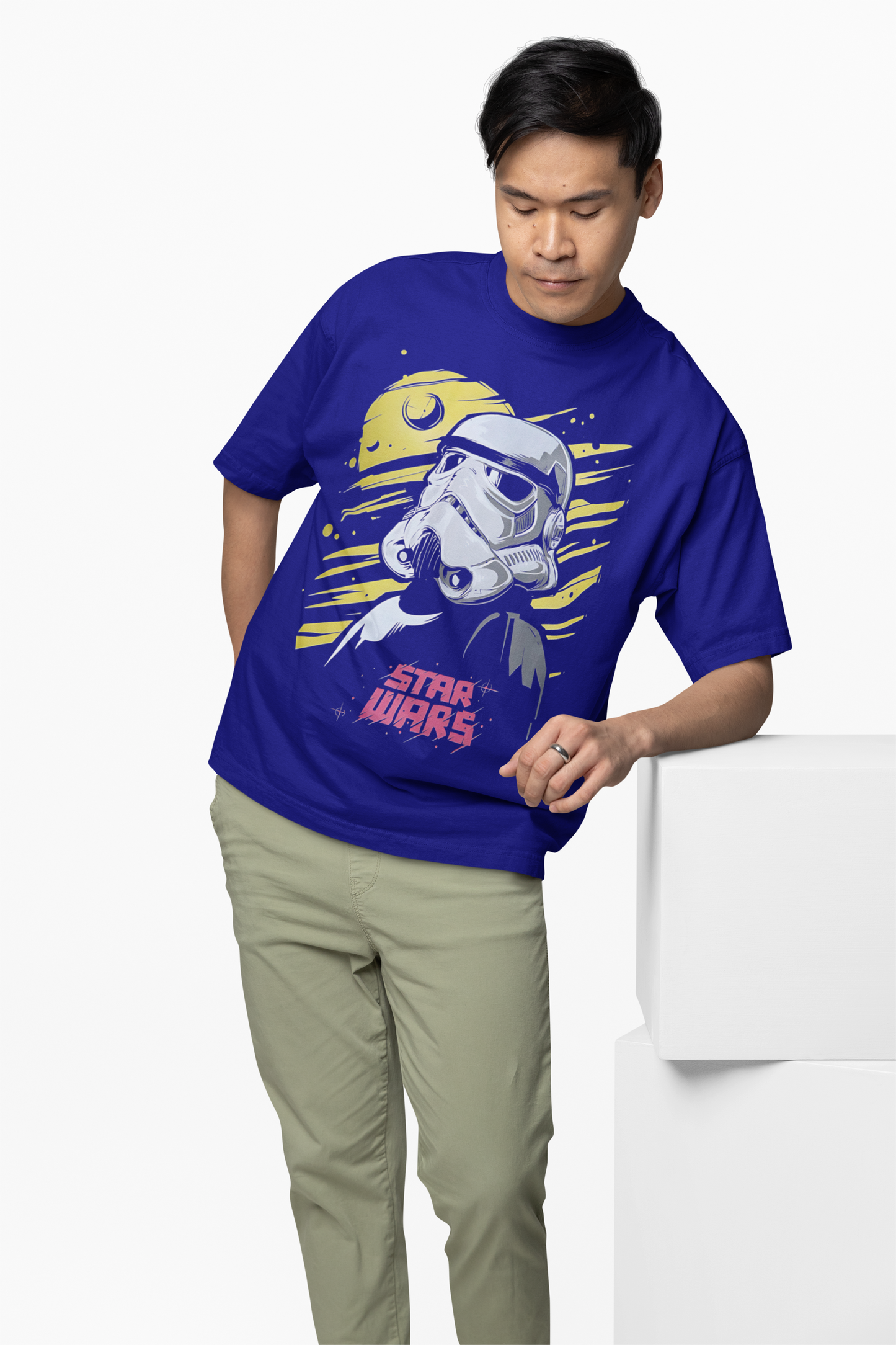 Stormtrooper Oversized T-Shirt Sci-Fi Streetwear Casual Tee