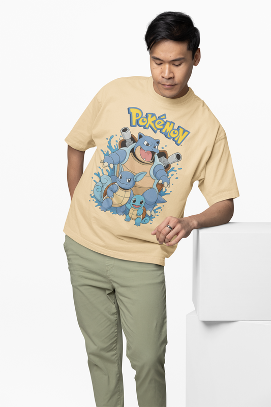 Squirtle Oversized T-Shirts – Cool Pokémon Streetwear Style