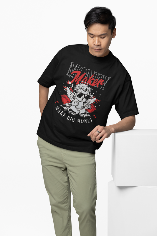 Make Big Money Oversized T-Shirt – Bold Streetwear Tee