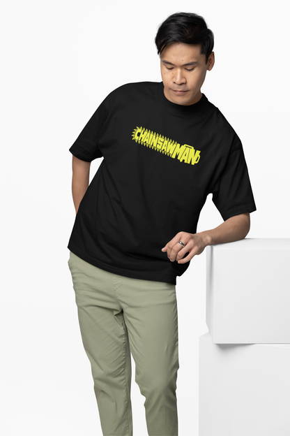 Buy Chainsaw Man Oversized T-Shirt Denji Anime Streetwear Tee