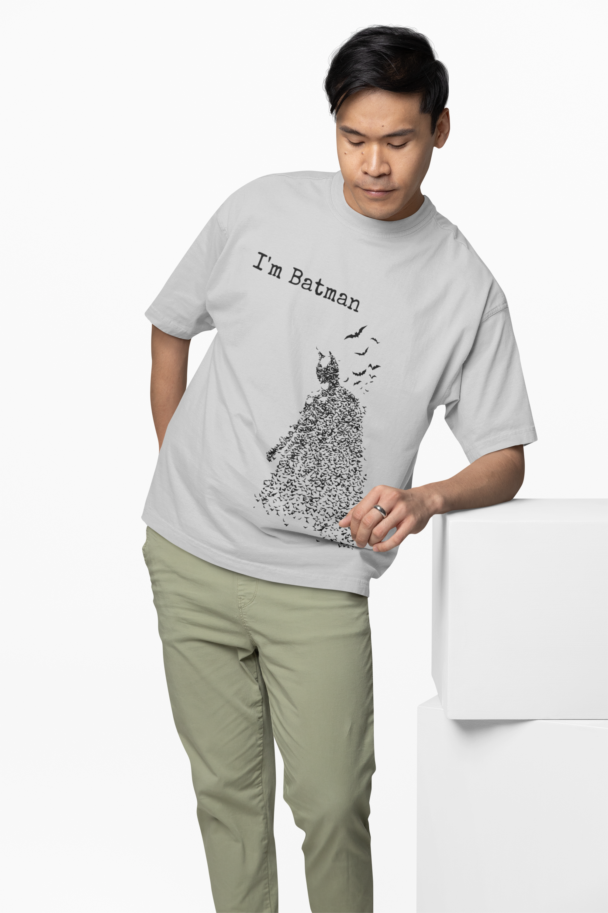 I'M Batman Oversized T-Shirt