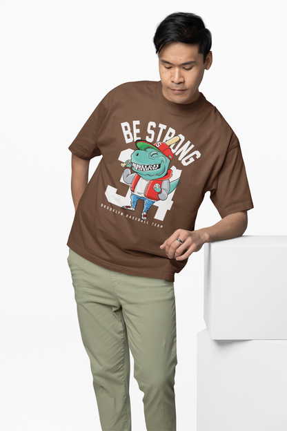 Baseball Be Strong Oversized T-Shirt