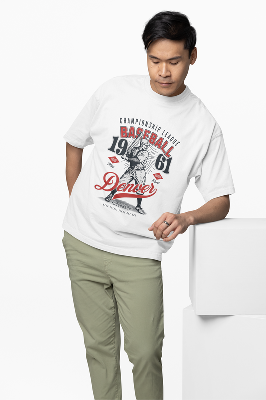 Baseball Denver Oversized T-Shirt