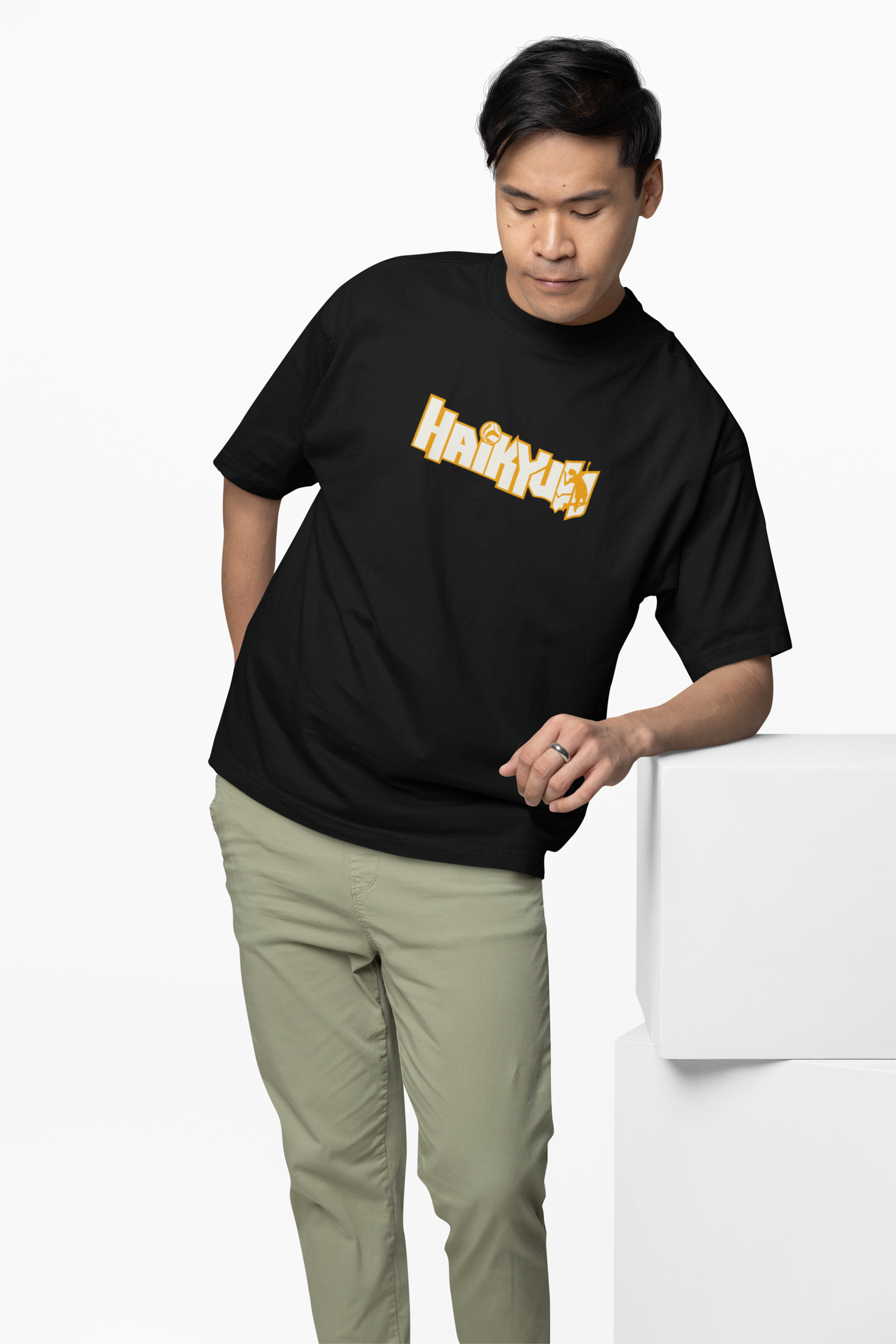 Haikyu Oversized T-Shirt Bold Anime-Inspired Streetwear