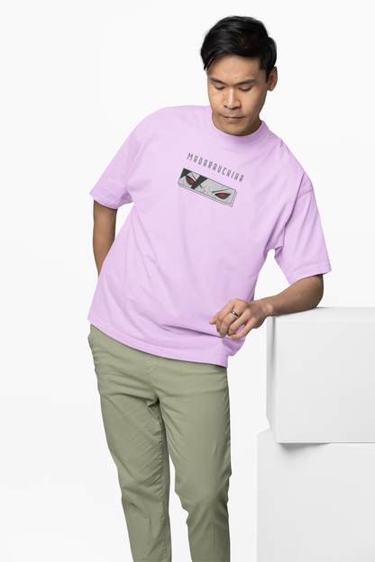 Oversized T-Shirt Red Eye Reckoning Bold Casual Wear Style