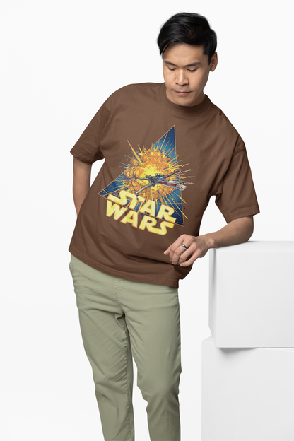X-Wing Fighter Oversized T-Shirt for Sci-Fi Streetwear Style
