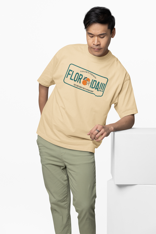Florida Graphic Oversized T-Shirt Relaxed Fit Casual Wear
