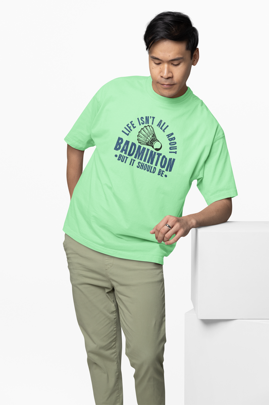Badminton Life Oversized T-Shirt