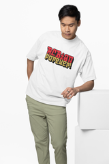 Red & Gold Legacy RCBian Oversized T-Shirts